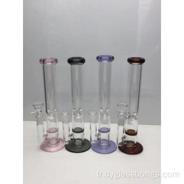 Mini bongs en verre à tuyau droit les moins chers avec filtre